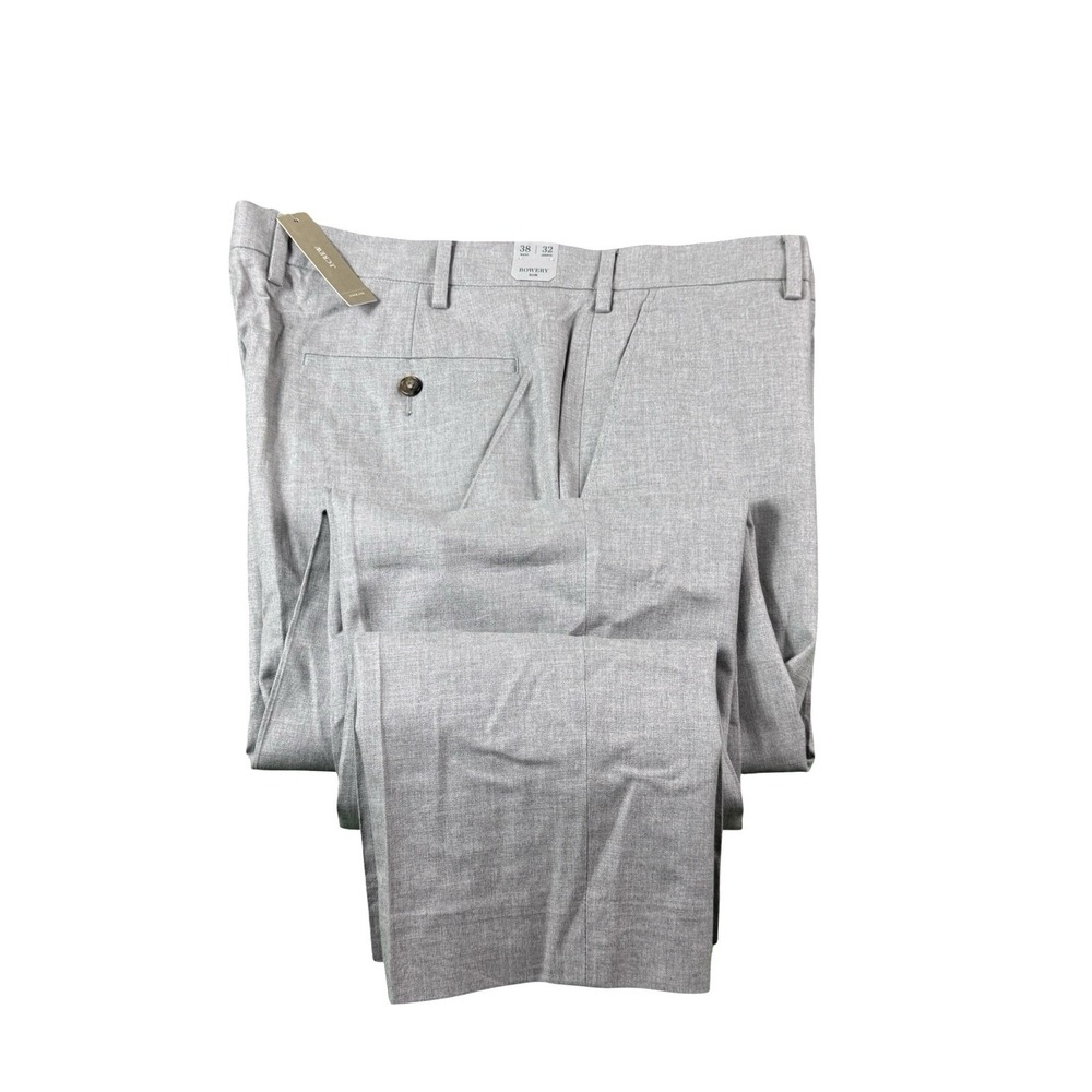 J.Crew Bowery Slim Mens Chino Pants Gray 90312 Size 38X32 NWT